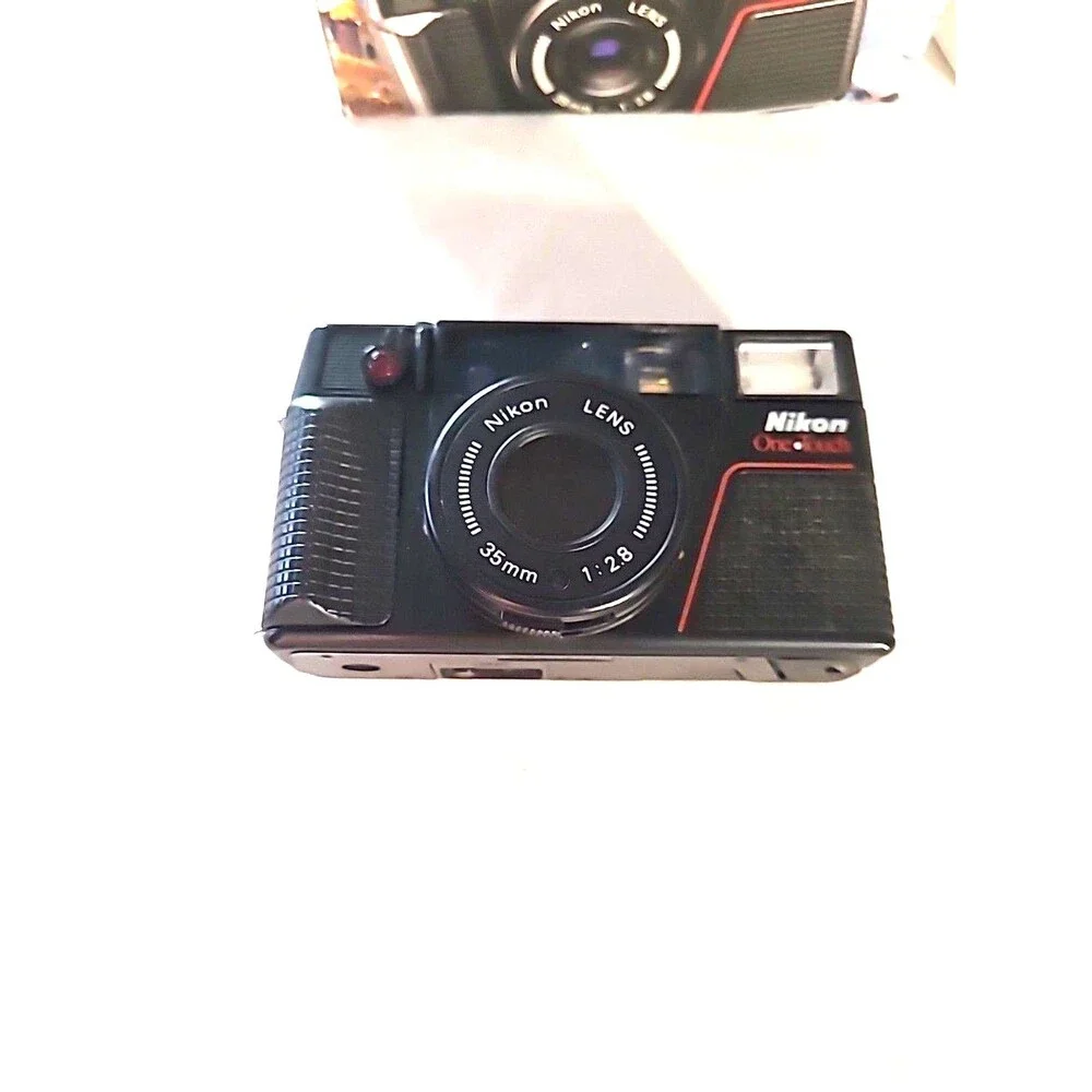 Nikon One Touch 35mm 1:2.8 Point & Shoot Passed Japan Camera Not Working Parts
